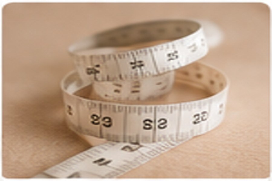 Measuring tape for bridal lingerie sizing